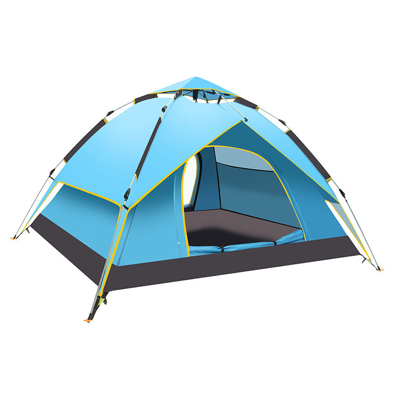 Auto-Setup Family Tent – Double-Layer, 3-4 Person, 4-Season