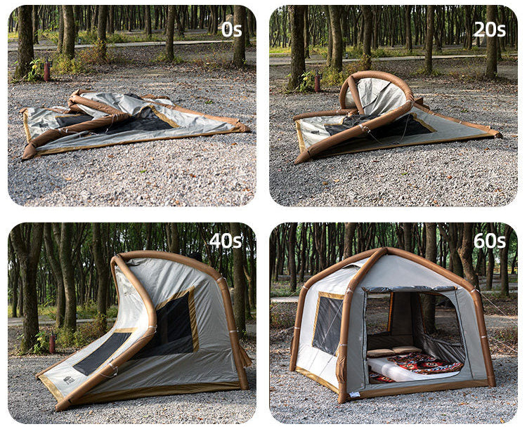 Awang II 2187 Auto Inflatable Camping Tent – Waterproof 4-Season Outdoor Tent