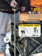 MAKTOUM MKT7075 Folding Camping Wagon – Aluminum Alloy Outdoor Cart