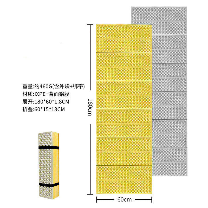 Outdoor Camping Folding Foam Mat – XPE Egg Crate Moisture-Proof Sleeping Pad for Tent & Picnic