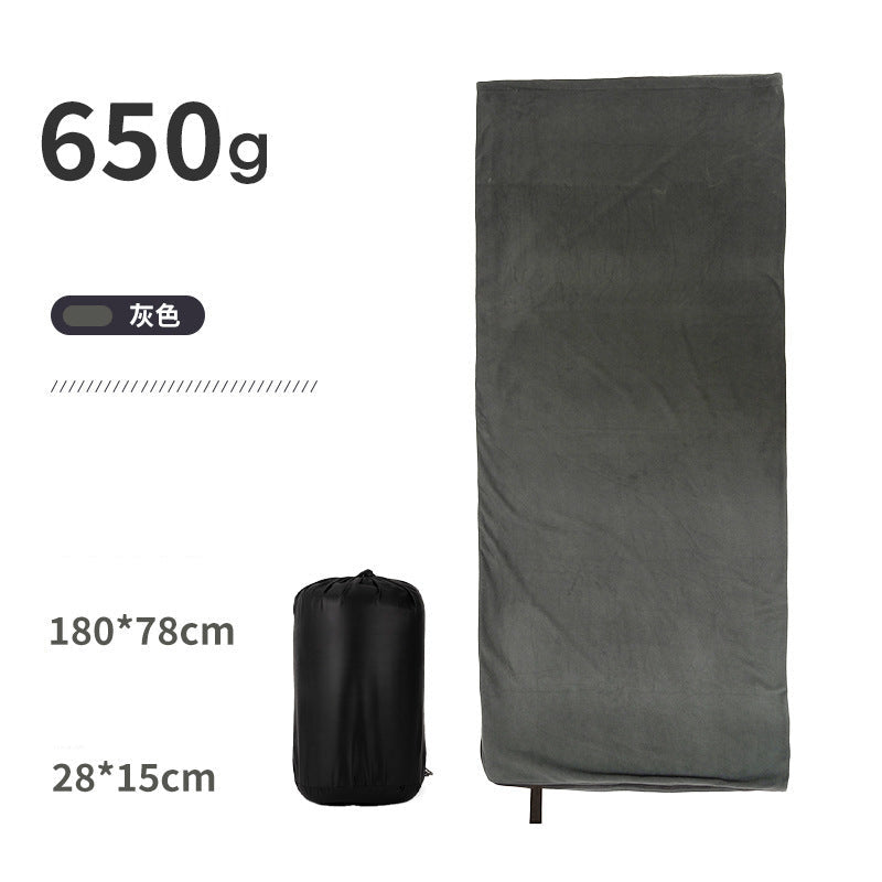 Polar Fleece Sleeping Bag Liner – Lightweight Portable All-Season Hotel & Camping Sleep Sack