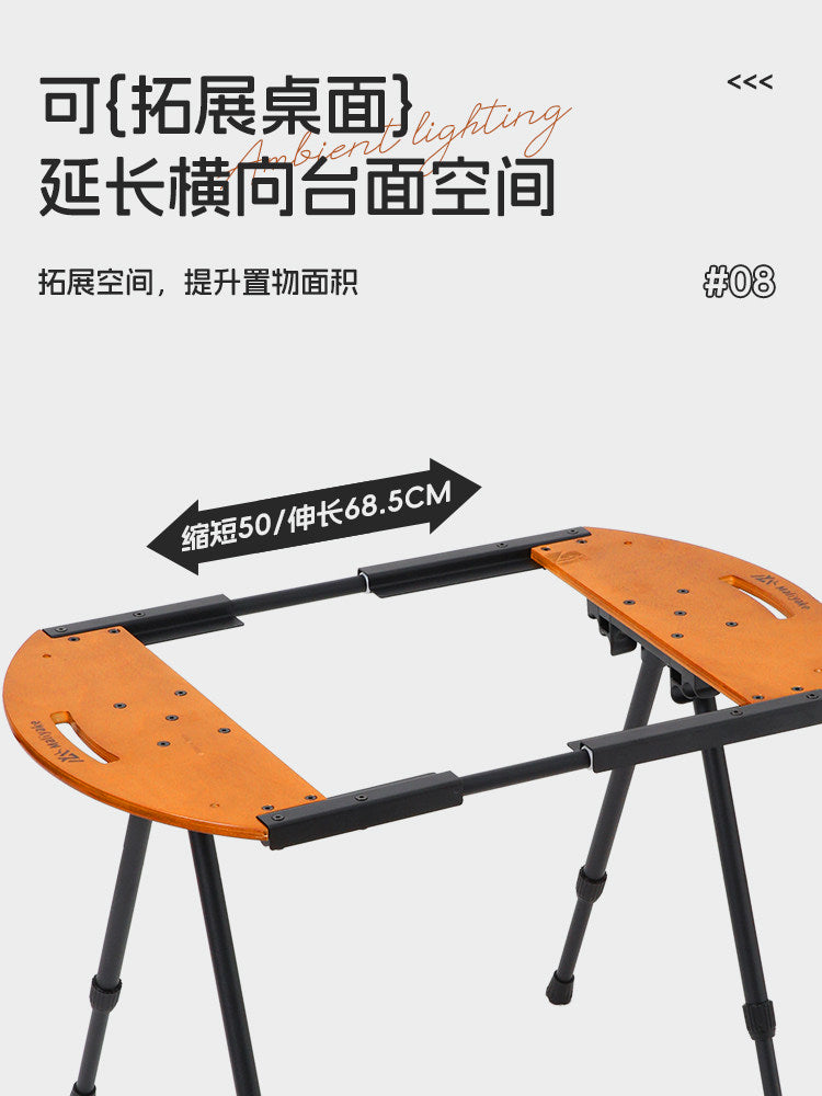 Smiley Face IGT Camping Table – Tactical Multi-Function All-in-One Tea Table & Stove | Portable Folding Travel Table