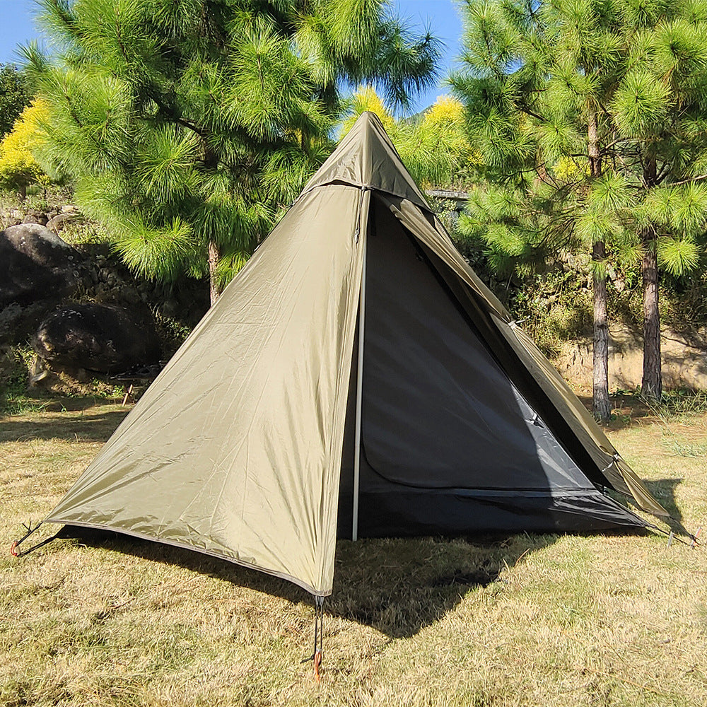 Campfire Indio Single-Layer High Tent 1-Person Ultralight Backpacking Tent – side view
