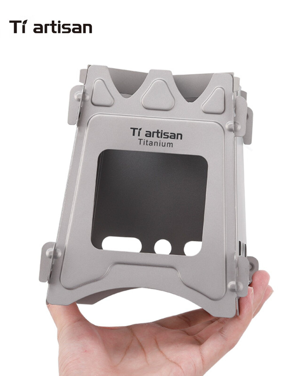 WS009 Titanium Wood Burning Camp Stove – Ultralight Portable Outdoor Furnace