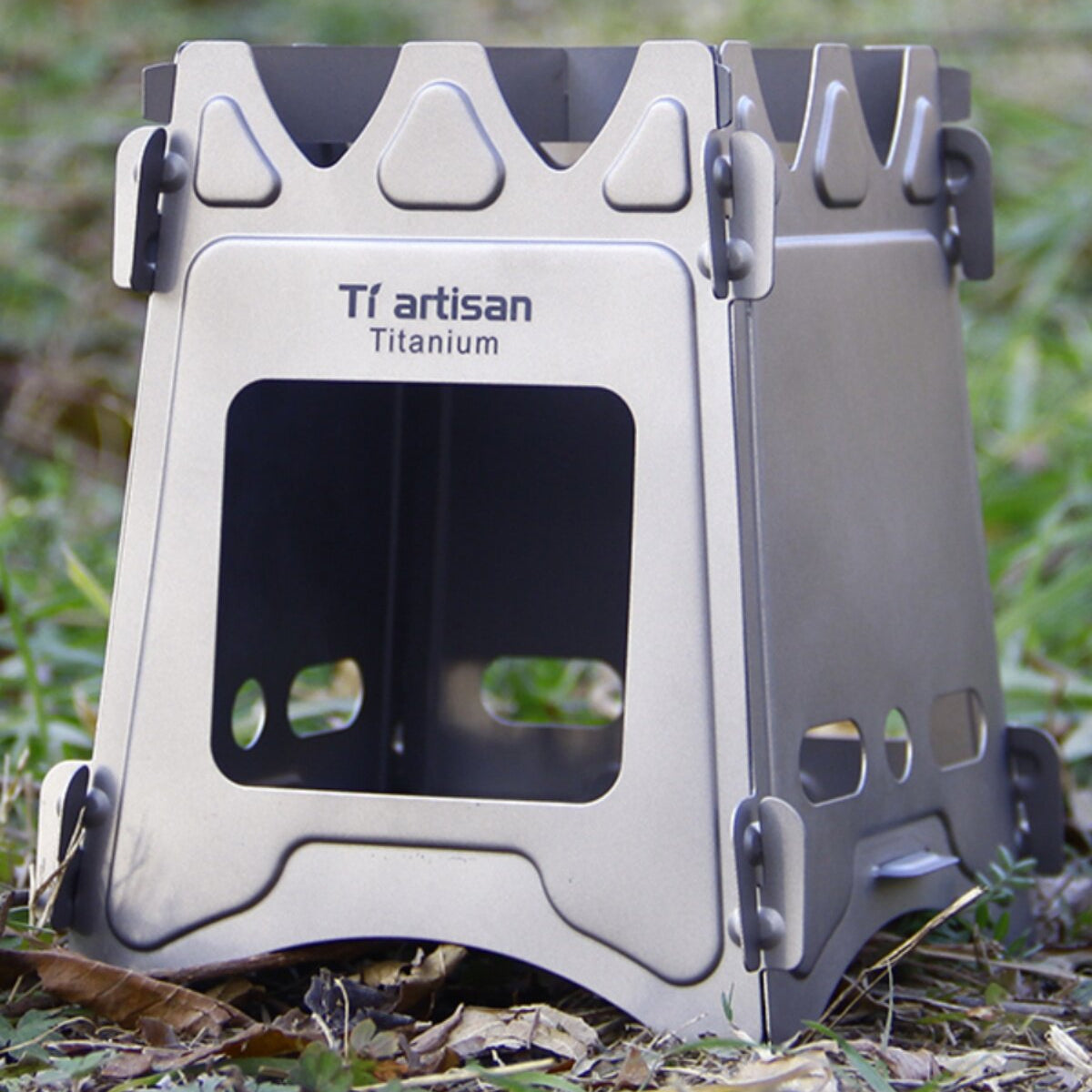 WS009 Titanium Wood Burning Camp Stove – Ultralight Portable Outdoor Furnace