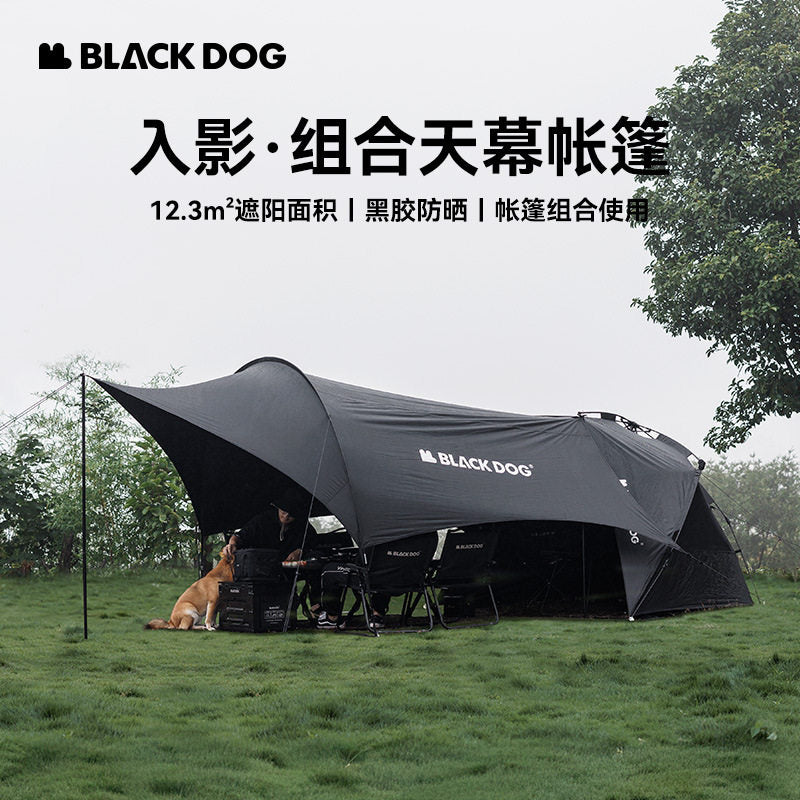 Blackdog Auto Pop-Up Sun Shade Tent – 4-Season Camping Shelter | Vinyl & Oxford | 2000mm Waterproof | 4.3kg