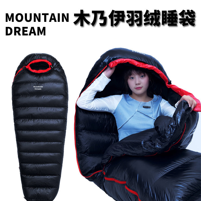 Ultralight Mummy Down Sleeping Bag – Duck Down, 3-Season