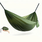 Lightweight Parachute Hammock — Outdoor Camping Double Swing for Adults (Anti-Rollover)