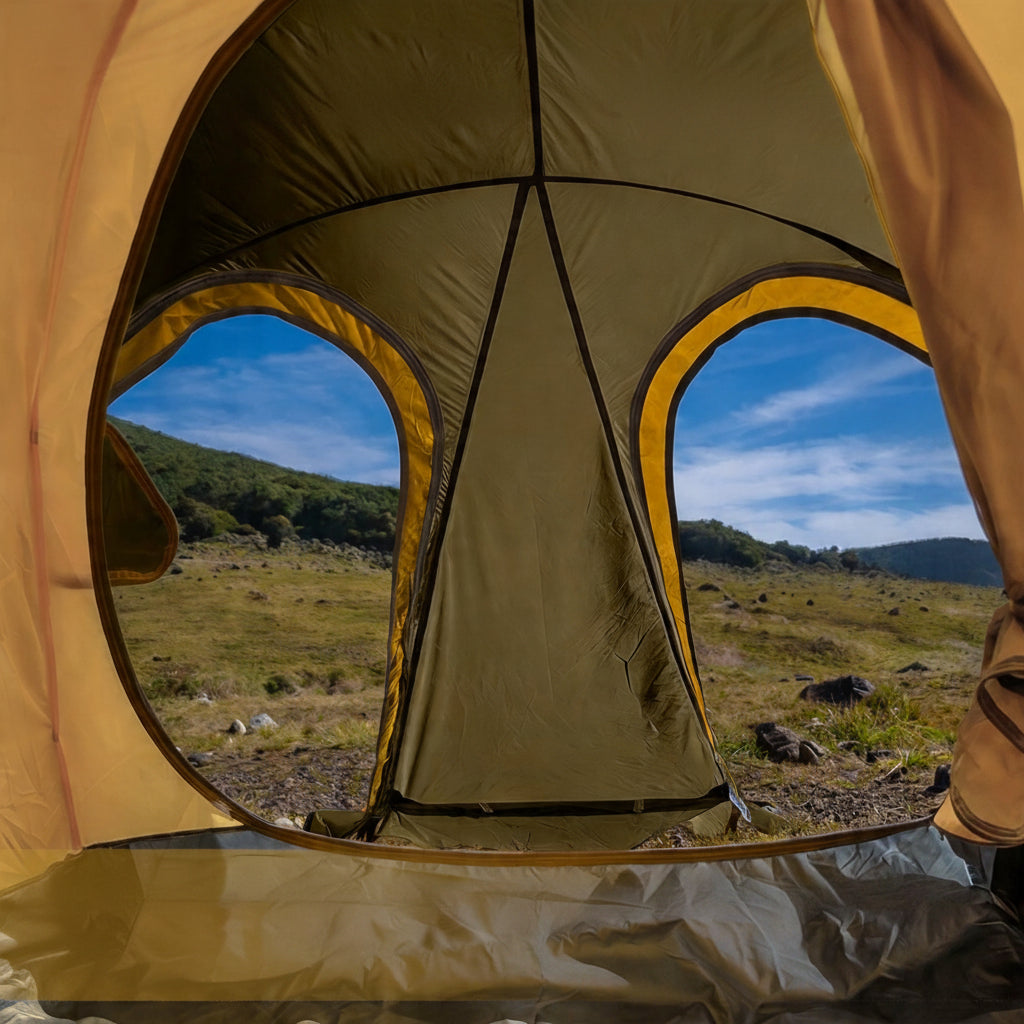 4-Season Double-Layer Camping Tent – 1 Bedroom + Living Room, 3.7kg