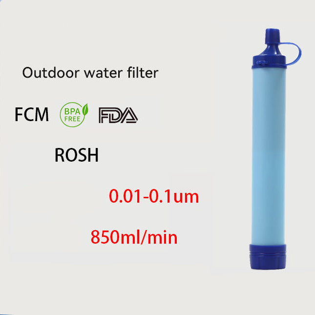 Survival Water Filter Straw – Portable Outdoor Purifier for Camping & Hiking