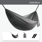 Lightweight Parachute Hammock — Outdoor Camping Double Swing for Adults (Anti-Rollover)