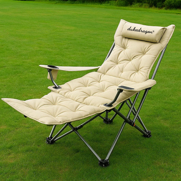 Outdoor Folding Recliner Chair – Portable Camping Moon Chair