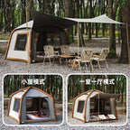 Awang II 2187 Auto Inflatable Camping Tent – Waterproof 4-Season Outdoor Tent