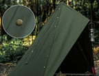 4 Seasons Bushcraft Tent – TC Cotton & Polyester, Aluminum Frame
