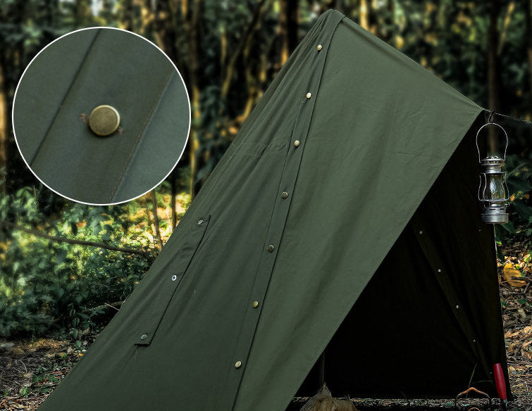 4 Seasons Bushcraft Tent – TC Cotton & Polyester, Aluminum Frame