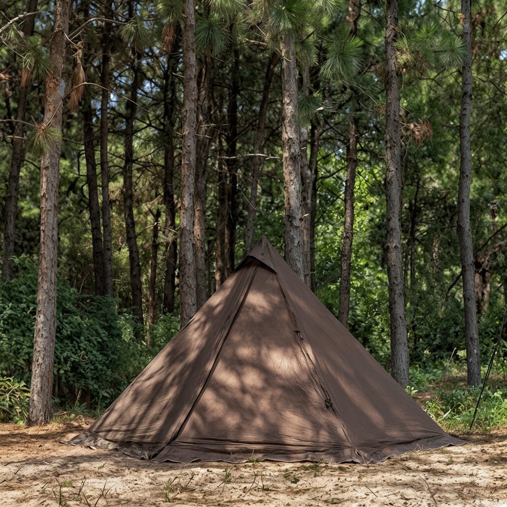 1-Person Ultralight Pyramid Tent – 4-Season with Snow Skirt | Hipier