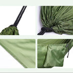 Lightweight Parachute Hammock — Outdoor Camping Double Swing for Adults (Anti-Rollover)