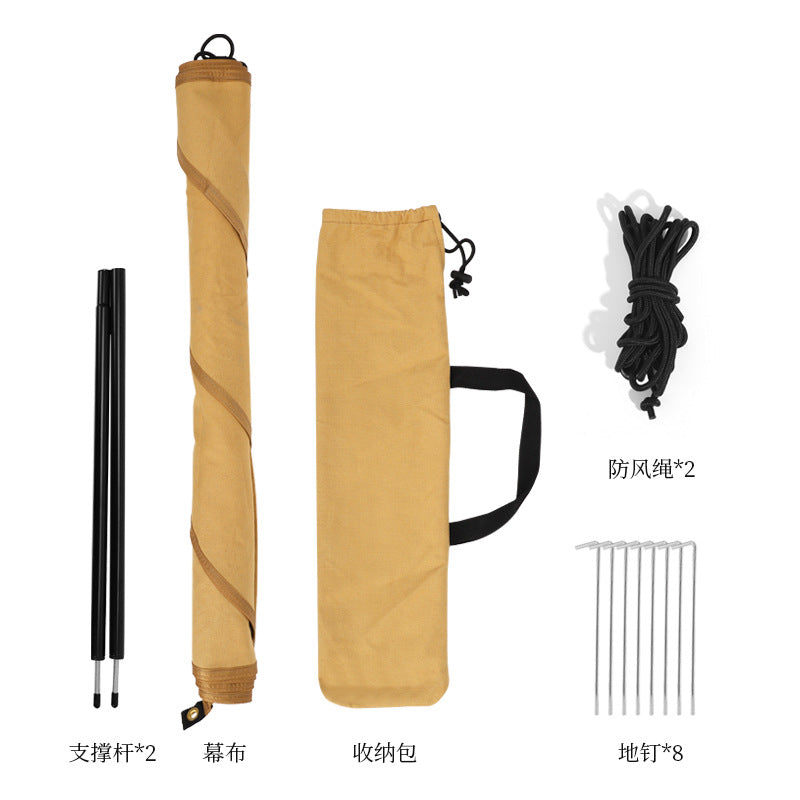 야외 캠핑, 휴대용 접이식 방풍 배열, 방풍 텐트, 캠핑, 버비큐, 방풍 천, 정교한 피크닉, 방풍복