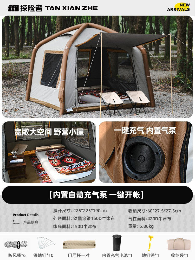 Awang II 2187 Auto Inflatable Camping Tent – Waterproof 4-Season Outdoor Tent