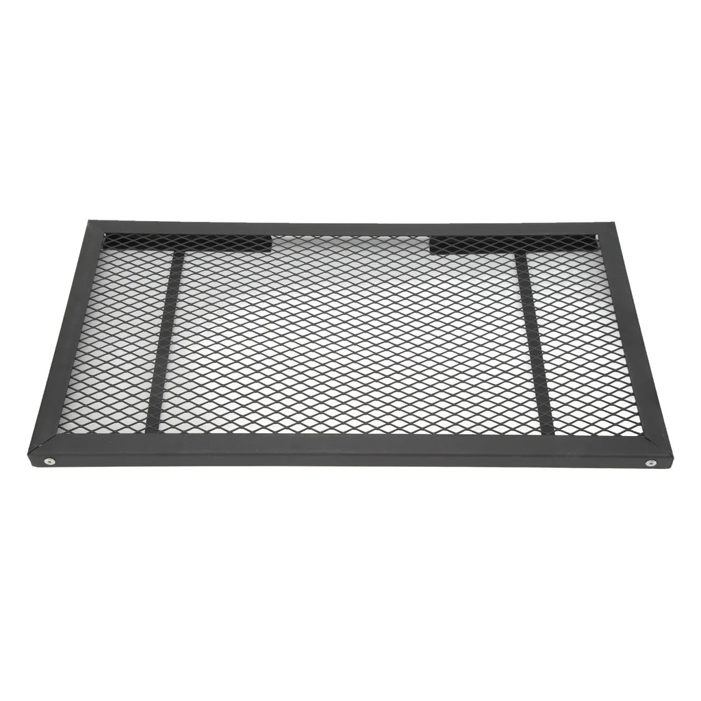 Outdoor Folding Camping Table – Portable Iron Mesh BBQ Grill Table for Picnic & Barbecue