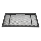 Outdoor Folding Camping Table – Portable Iron Mesh BBQ Grill Table for Picnic & Barbecue