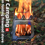 WS009 Titanium Wood Burning Camp Stove – Ultralight Portable Outdoor Furnace