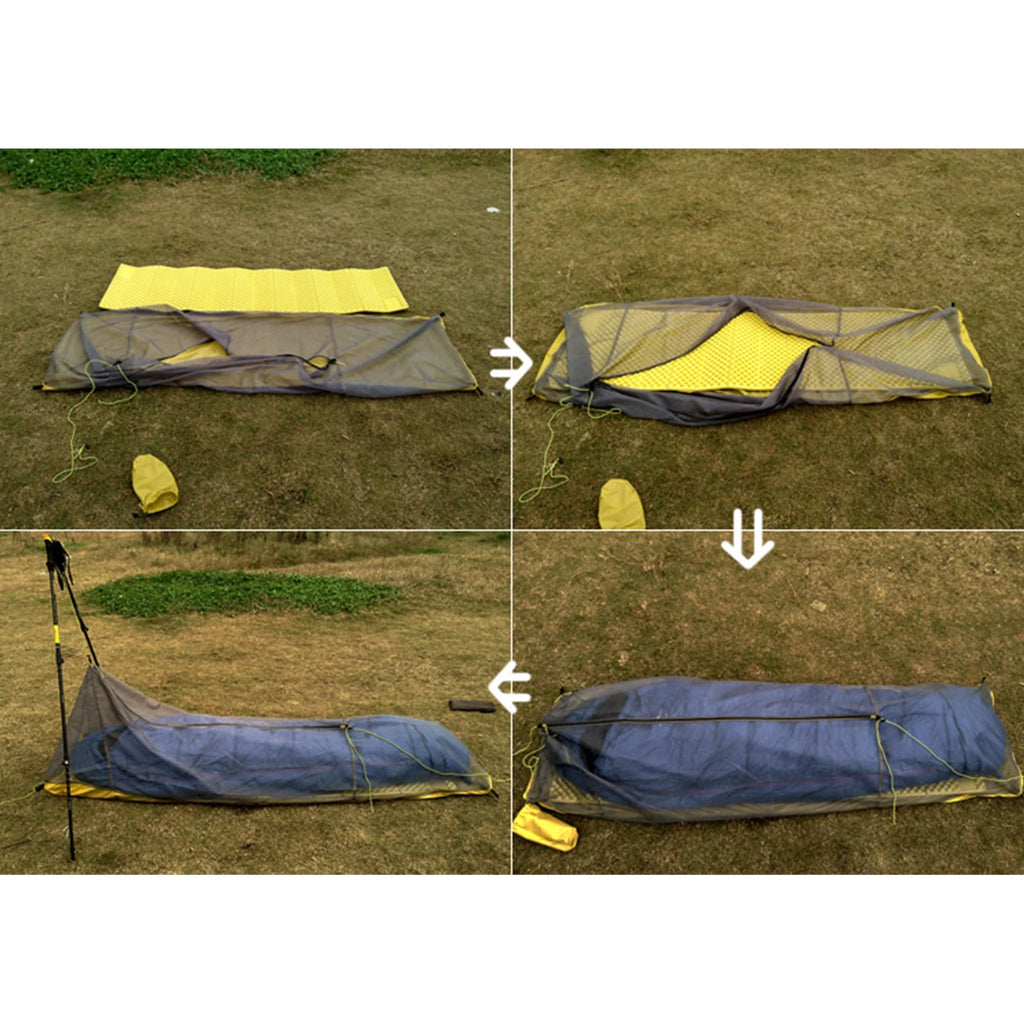 Ultralight Rain Fly Shelter Tent – 320g, Waterproof 1500mm, 20D Polyester