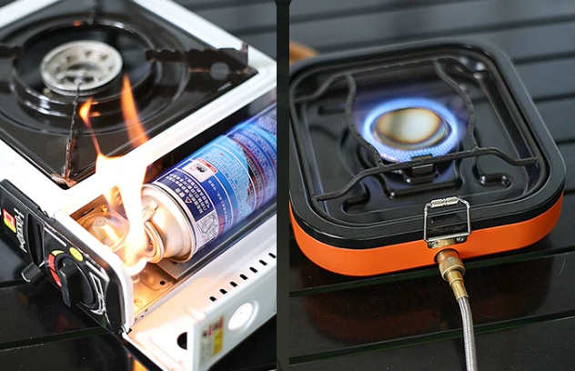 Bakerstone Portable Camping Stove – Windproof Gas Shell Stove for Picnic & Outdoor Cooking