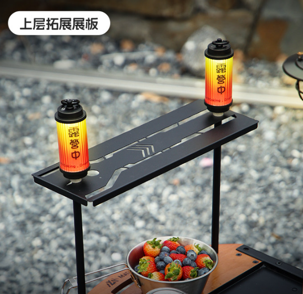 Smiley Face IGT Camping Table – Tactical Multi-Function All-in-One Tea Table & Stove | Portable Folding Travel Table
