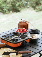 Bakerstone Portable Camping Stove – Windproof Gas Shell Stove for Picnic & Outdoor Cooking